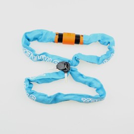 Bicycle Lock 120 cm with 2 Keys Chain Lock Motorcycle Lock Blue