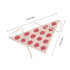 LIFKOME Chic Crochet Hair Scarf for Women Fashionable Mushroom Pattern Headwrap for Daily Casual Wear Yoga and Outdoor Activities Stylish Hair Bandana with Elegant Design