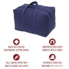 Rothco Canvas Small Parachute Cargo Bag, Navy Blue