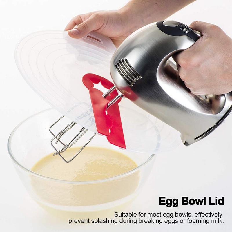 Anti Spill Lid, Egg Bowl Guard, Anti Splashing Cover Screen