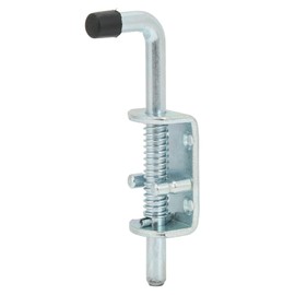 Perno de Barril con Pasador de Pestillo con Resorte para Puerta de Remolque RV, Acero Al Carbono Galvanizado, 12x171mm, Seguridad para Puertas, Portones, Gabinetes