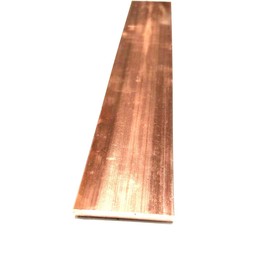 AC/DC Wire And Supply Copper 110 Flat Bar 1/8" x 1 1/2" x 18"-Long ->.125" x 1 1/2" Copper Bus Bar Crafts Art Industrial