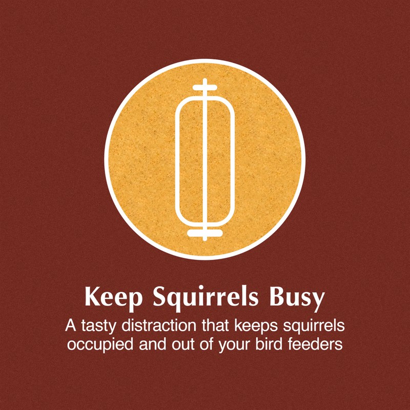 C&S Sweet Corn Squirrelog, 6-Pack Refill