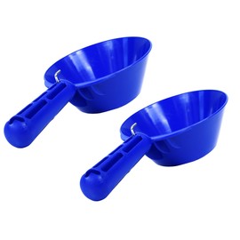 3 x PVC Construction Plastic Scoop, pan 170mm (6.69") Plaster, Water, Hand Tools (3KSC)