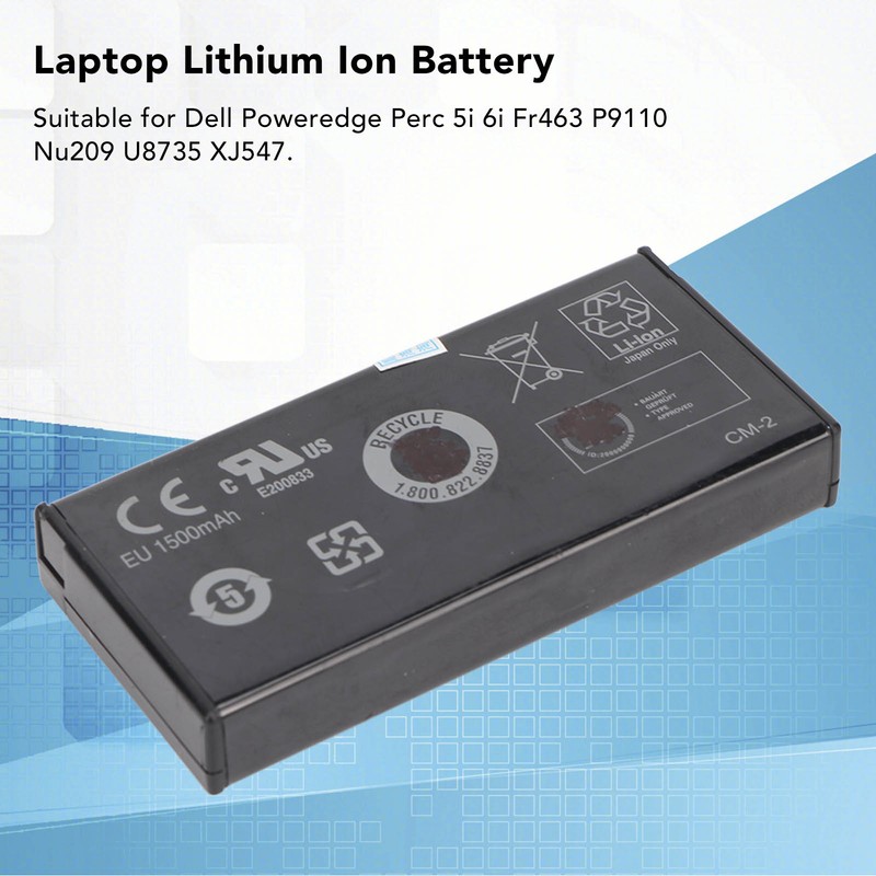 FR463 NU209 Laptop Battery with Connecting Cable for Dell Poweredge