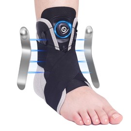 COMFORCE Ankle Brace for Women & Men (US 6-11/Women, 7-10/Men | EU 35-43), Adjustable Metal Support for Sprains, Achilles & Plantar Fasciitis - Breathable Design for Injury Recovery & Sports