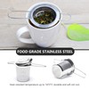 Tea Infuser,Stainless Steel Tea Steeper Fine Mesh Filters, Large Capacity