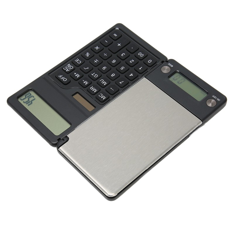 Electronic Scale with Solar Calculator 0.1g High Accuracy Multiple Units