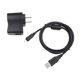 EPtech 1A USB AC/DC Power Adapter Camera Battery Charger Cord for Olympus Stylus VR-370
