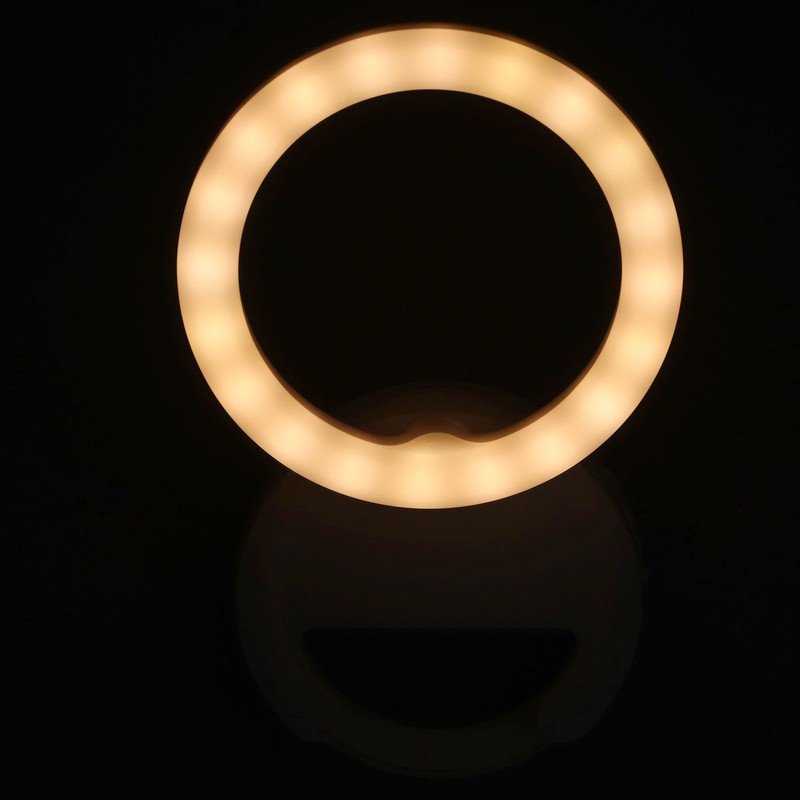 Clip On Ring Light for Phone 180 Degree Rotation 3