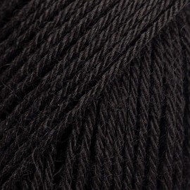 Drops Nord 02 UNI Black Alpaca Wool Polyamide Yarn