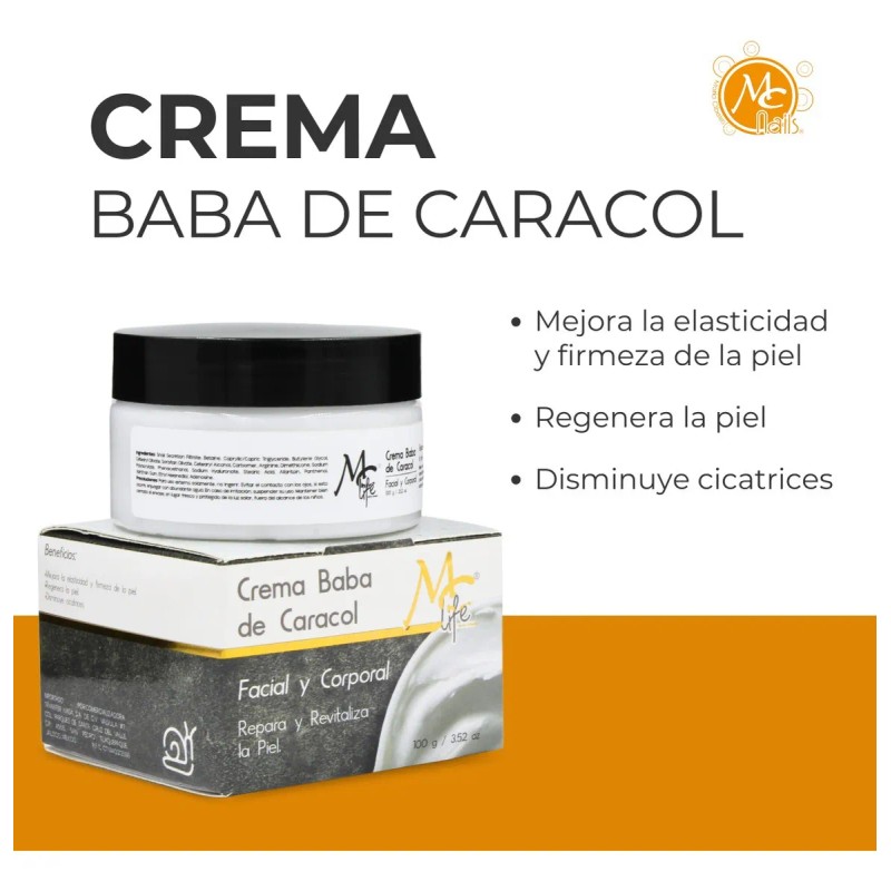 Kit Mc Life, Anticelulitis Serum Crema Baba De Caracol Momento