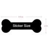 US Decal, Inc. - Affenpinscher, Dog Bone Shape Sticker