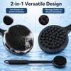 Body Brush, Double-Sided Function, Shower Back Brush, Suitable for Sensitive