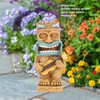 Totem Statues Solar Light Resin Garden Solar Light Ornament For