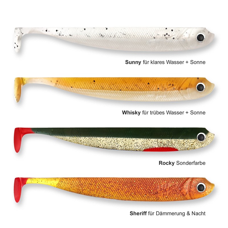 Lieblingsköder Rubber Fishing Bait for Perch Zander Pike 12.5 cm,