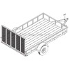 Johnson Trailer Parts 6′ 10" x 12′ Utility Trailer Plans
