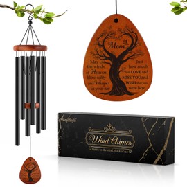 SteadStyle Sympathy Gifts for Loss of Mom - Memorial Gifts for Loss of Mother, Memorial Wind Chimes, Bereavement Gifts, in Memory of Loved One Gifts