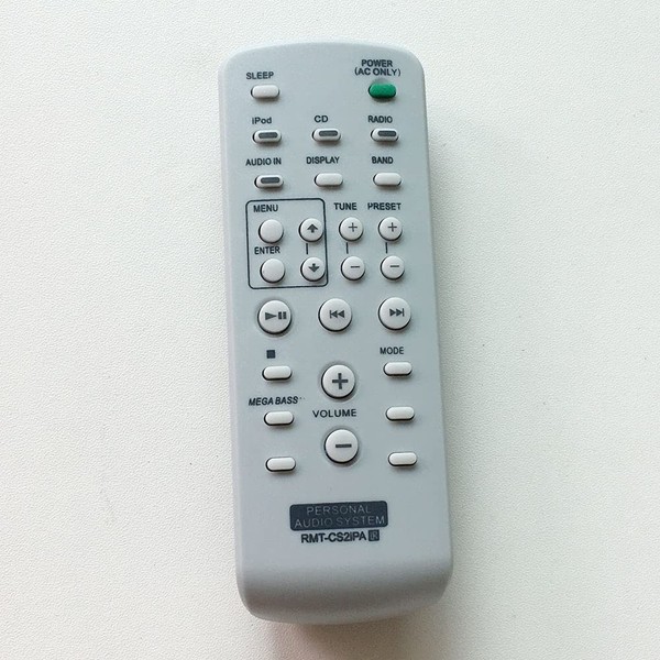 RMT-CS2iPA Replacement Remote Control for Sony Audio System ZS-S4iP ZS-S2iP