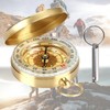 Outdoor Compass, Waterproof Compass, Portable Waterproof Pocket Compass, Multifunctional Luminous