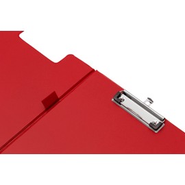 Q-Connect Foolscap/A4 PVC Fold over Clipboard - Red