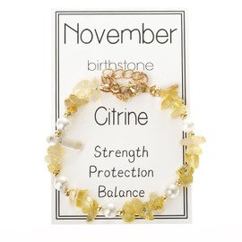 COLORFUL BLING Birthstone Crystal Beads Bracelets Healing Crystal Zodiac Bracelet for Women Natural Stone Chakra Anxiety Relief Zodiac Beaded Bracelets for Birthday Gifts Horoscope Jewelry-nov