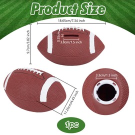 OLYCRAFT Fußball Sparschwein 20cm Dekorative Münzbank Aus Kunstharz Rugby Sport Spardose Sport Sparbank Fußball Spardose Zum Sparen von Geld Rugby Liebhaber Zimmer Heimdekoration