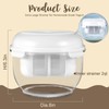 Greek Yogurt Strainer, 2QT Greek Yogurt Maker with Ultra-Fine Mesh