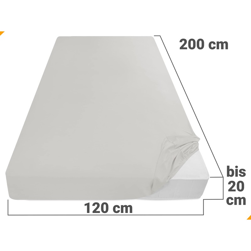 Npluseins Micro-fibre Fitted Sheet – Breathable and Suitable for Allergy