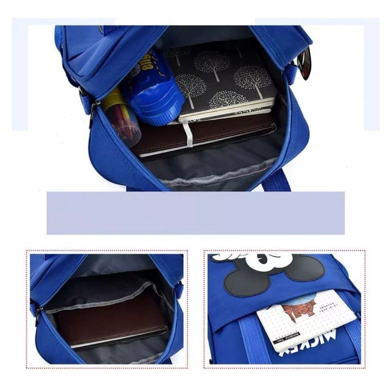 BOSSCO Mochila Escolar Bolso Bandoleras Multifuncional Para Ninos