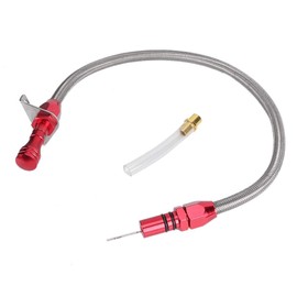 Qiilu Varilla de nivel de transmisión, varilla de nivel de acero inoxidable para GM TH350 350(rojo)