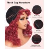 Looxey Curly Wig for Black Women Bouncy Fluffy Heat Resistant