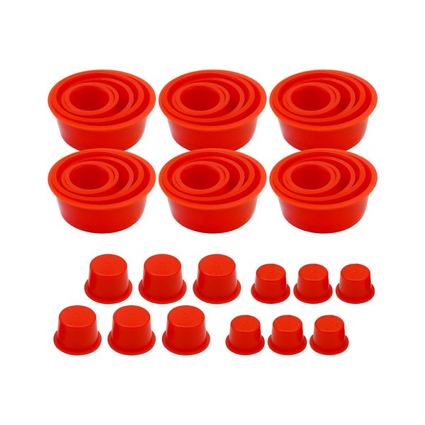 42 Pcs Automotive Cap Plugs Kit 0.64" to 2.39" Fit