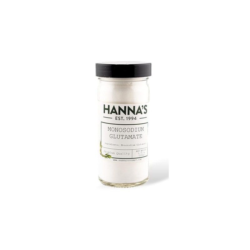 Hanna's Monosodium Glutemate (MSG), Spice, Premium Quality, 4 fl oz