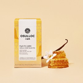Osulloc [오설록]바닐라 허니 블랙티 20입 (원산지:상세설명참조) [OSULLOC] Vanilla Honey Black Tea 20 Bags (Origin: See Detailed Description)