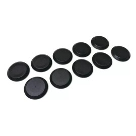 Vital All-Terrain (10) 1-1/4" Inch Black Plastic FLUSH MOUNT HOLE PLUG Sheet Metal Auto Body Panel