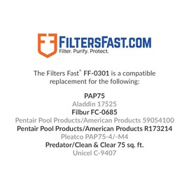 Filters Fast Compatible Replacement Pool & Spa Filter