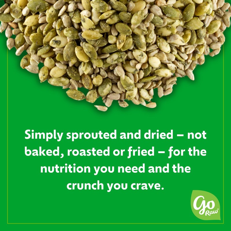 Go Raw Organic Sprouted Garlic Thyme Salad Toppers, 4 oz,