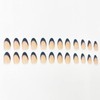 Pack of 24 Glue-On Fingernails, Extra Long False Nails for