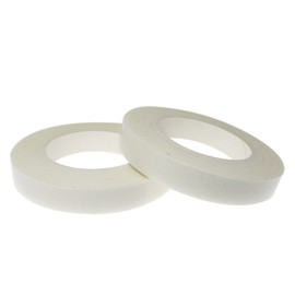 PZRT 2PCS Floral Tape Floral Stem Wrap Tapes for Wedding Bouquets, Flower Pens and Artificial Flower Decorations,White