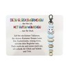 Glückswürmchen, Sorgenwürmchen handmade, Ranzenbaumler, Sorgenwurm, Worry worm, Mutmacher, Glücksbringer, Holz,