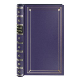 Spiral Bound Photo Album 300 Bi-Directional Memo Pockets Hold 4x6 Photos, Bay Blue