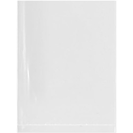 Plymor 3" x 4" (Pack of 100), 2 Mil Flat Open Clear Plastic Poly Bags