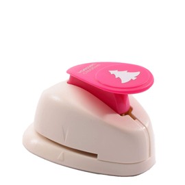 Vaessen Creative Craft Paper Punch - Fir Tree - 1,3 x 1,4 cm - Circle Cutter for Crafting and Card Making