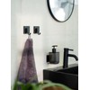 WENKO Quadro Soap Dispenser 340 ml Plastic with Stainless Steel