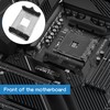 YAODHAOD CPU Back Plate Cooling Fan Bottom Iron Shelf for