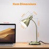 LEPOWER Metal Desk Lamp, Adjustable Goose Neck Table Lamp, Eye-Caring