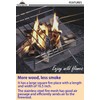 CAMPINGMOON Portable Mesh Fire Pit with Cooking Grate (L 16.5''