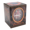 Ball Ashtray with Windproof Lid Retro Dragon Stereoscopic Relief Zinc