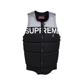 Ronix Supreme CE Approved Impact Vest, Black/Dove Grey, X-Large